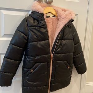 Micheal Kors Girls (14) black puffer jacket